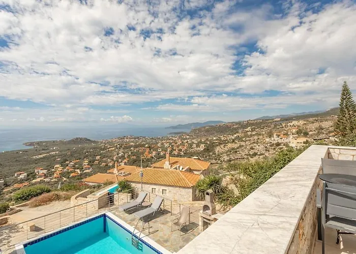 Вилла Luxury Nefeli In Stoupa, Private Pool & Bbq Neokhorion (Messenia)